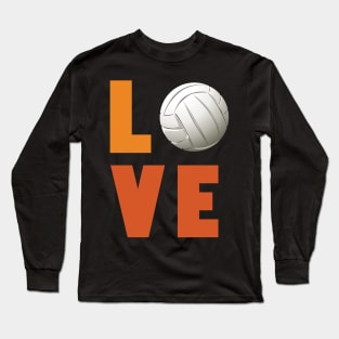 Girls volleyball love t shirt for women teens tweens Long Sleeve T-Shirt